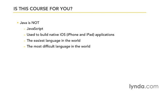 Java Essential Training 2 | Introduction to java