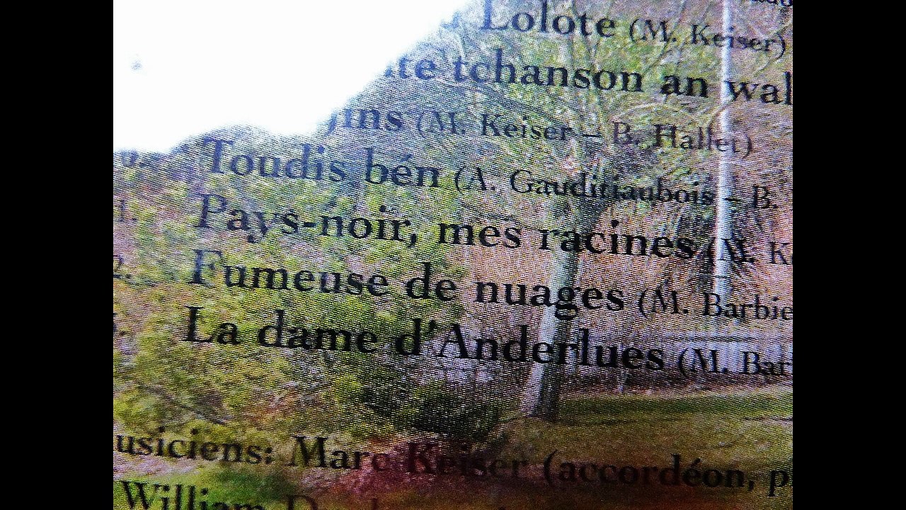 JESEBEL : "Pays-Noir, mes racines" (paroles et musique : Marc Keiser)