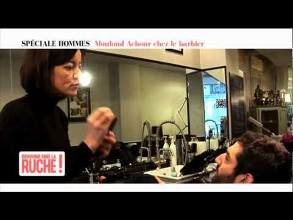 Bienvenue dans la Ruche ! - Mouloud Achour chez le barbier