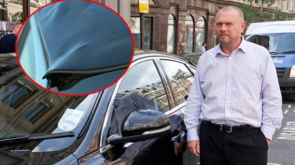 Skyscraper Melts A Jaguar