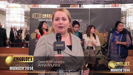 EmGoldex Мюнхен V конференция 2014 - Золотые эмоции от Анны