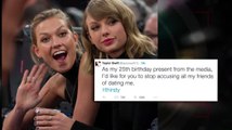 Taylor Swift Heads Home To New York And Clears Up The Karlie Kloss Kissing Rumour