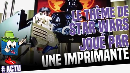 Découvrez une Imprimante 3D rejouant la musique de Star Wars