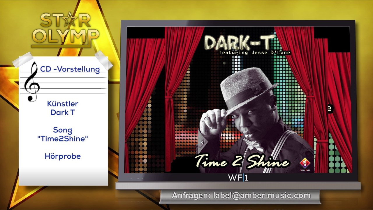 Sänger Dark T -Time 2 Shine  - CD-Vorstellung--Amber-Musikpromotion
