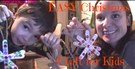 EASY Christmas Ornament Craft for Kids-- Holiday Star MomCave