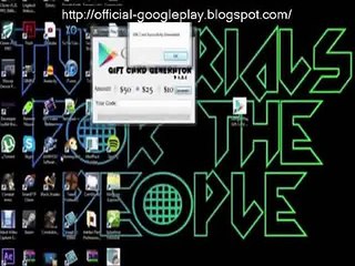 Google Play Gift Card Generator with Proof