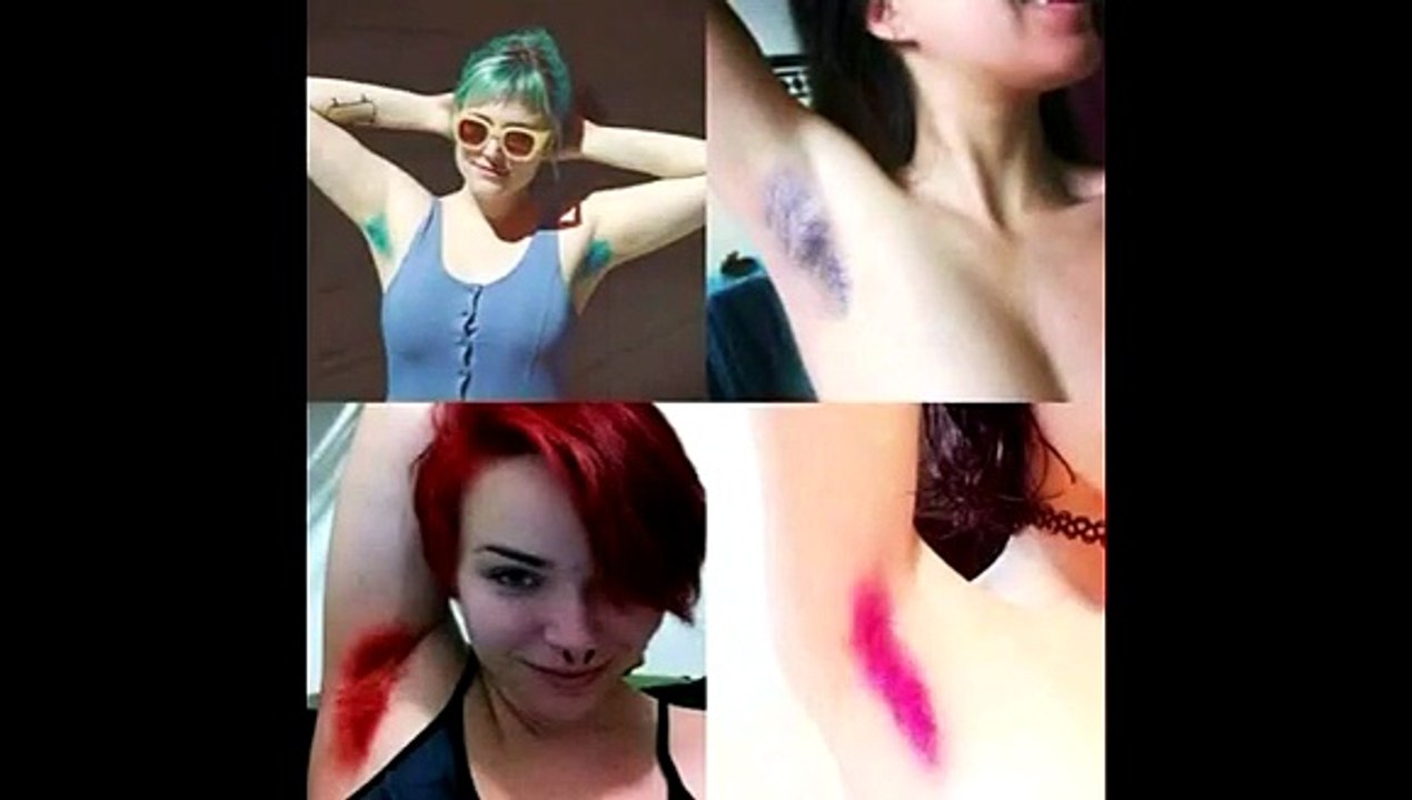 A nova moda das axilas pintadas!