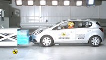 Yeni Opel Corsa EuroNCAP çarpışma-güvenlik testi