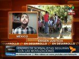 Ayotzinapa: seguirán marchas, mañana será por Julio César Mondragón