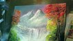 How to spray paint mountains dolphins space painting waterfall painting spray paint trees