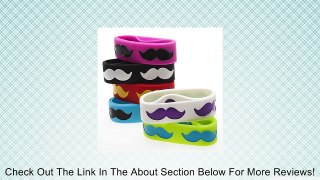 Jumbo Mustache Rubber Bracelets 1dz Review