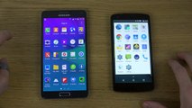 Samsung Galaxy Note 4 vs. Android 5.0 Lollipop Nexus 5 - Review (4K)