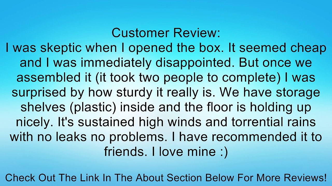 KETER Manor Outdoor Storage Shed Review