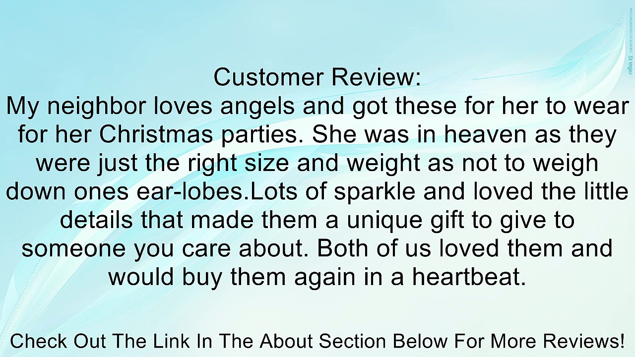 Sterling Silver Genuine Swarovski Elements Angel French Wire Earrings Review