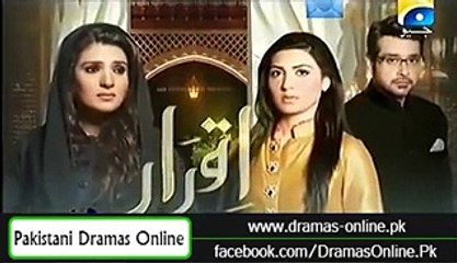 Iqrar Episode 8 Promo Geo Tv 9 December 2014