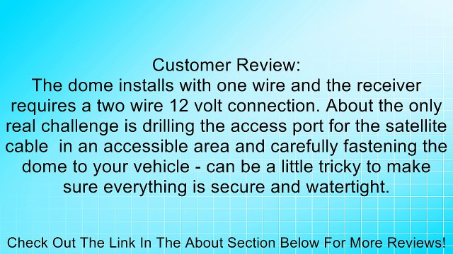 KVH TracVision R1ST Antenna w/Mobile DirecTV Receiver Review