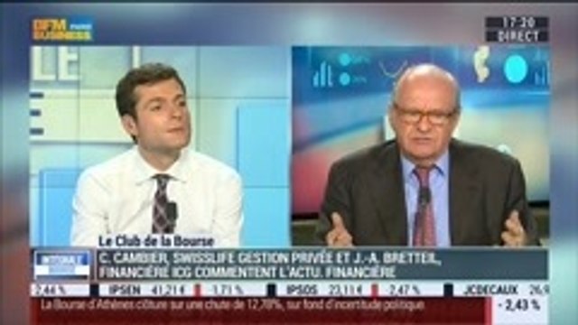 Le Club de la Bourse: Christian Cambier, Jacques-Antoine Bretteil et Frédéric Rozier - 09/12