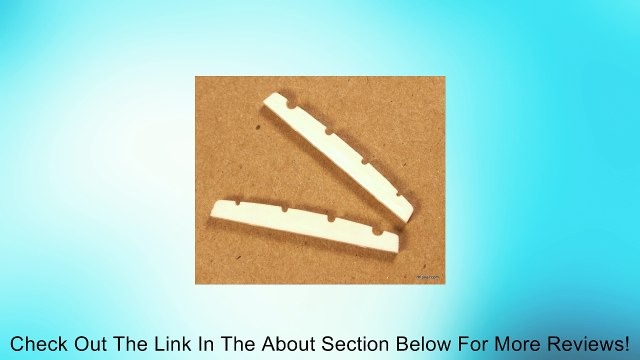 2 x Slotted Nut For 4 Strings Bass Guitar PB Jazz Bass 42mm -Ivory (C45) Review