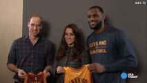 See LeBron give Will and Kate adorable gift for George