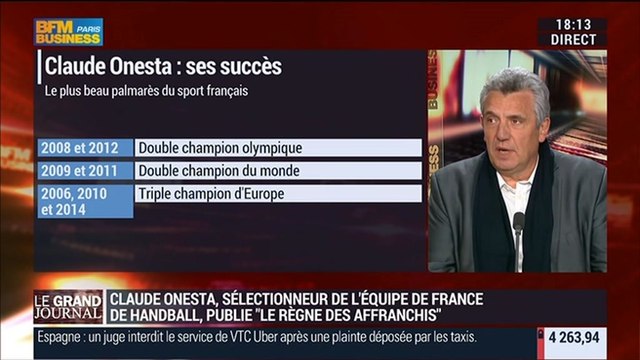 Claude Onesta, sélectionneur de l'équipe de France de handball (1/3) - 09/12