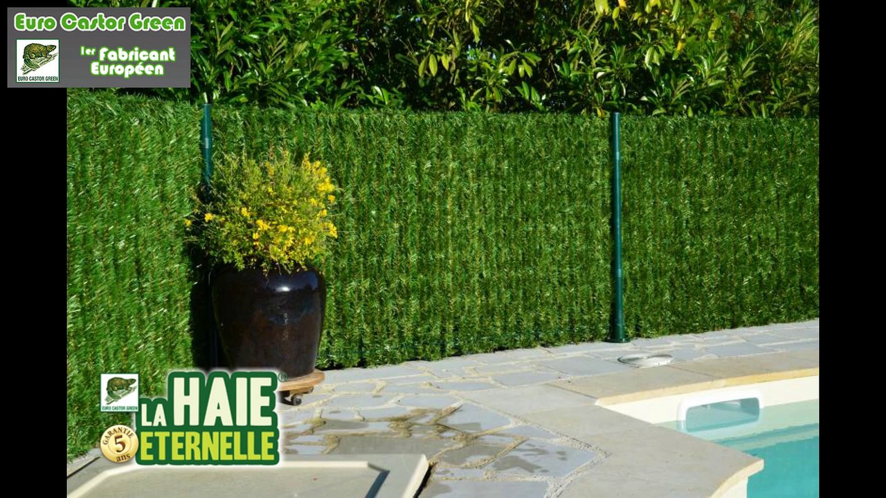 HAIE ARTIFICIELLE - BRISE VUE - OCCULTANT - GAZON ARTIFICIEL - GAZON