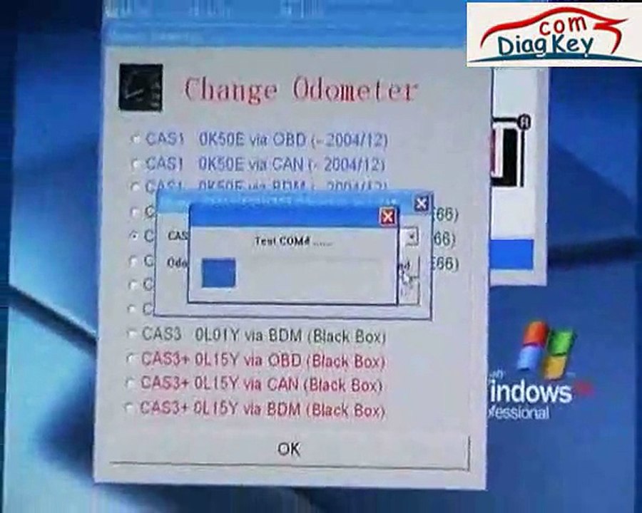 How to Change CAS Odometer with BMW CAS AK300 Key Maker~1