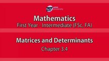 Matrices and Determinants - CH3.4 (Part 4)