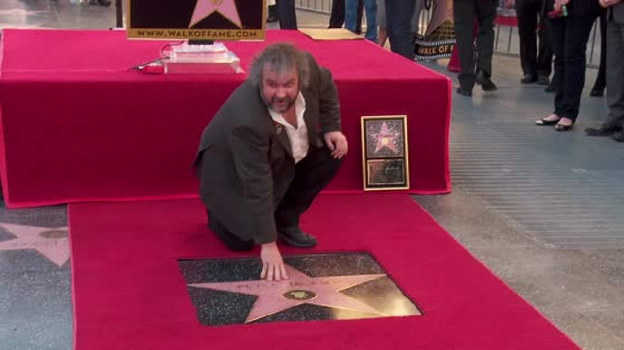 Peter Jackson erhält seinen Stern auf dem Hollywood Walk of Fame