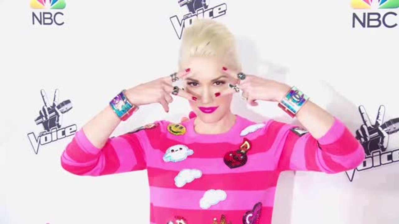 Gwen Stefani trägt ein stylisches Outfit bei der The Voice Top 5 Party