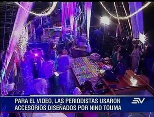 Mire el divertido tras cámaras de la promo navideña de Televistazo