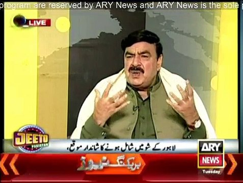 Sheikh Rasheed in Khara Sach With Mubashir Lucman - 9th December 2014