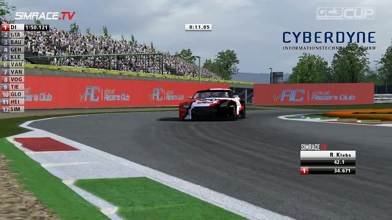 vRC CYBERDYNE GT3 Cup - 7/7 - Monza
