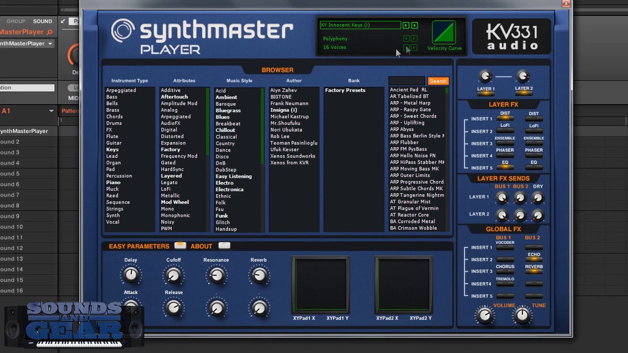 Demo: SynthMaster Player from kv331 Audio