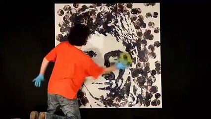 Messi and Ronaldo Drew his picture of see how!