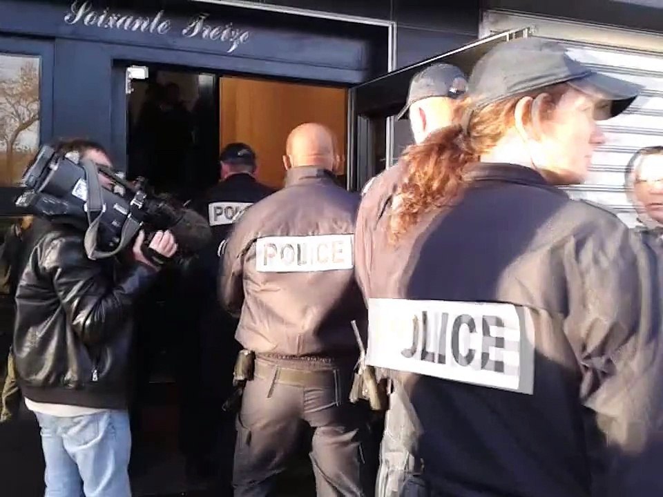 Opération de police dans les quartiers de Nantes