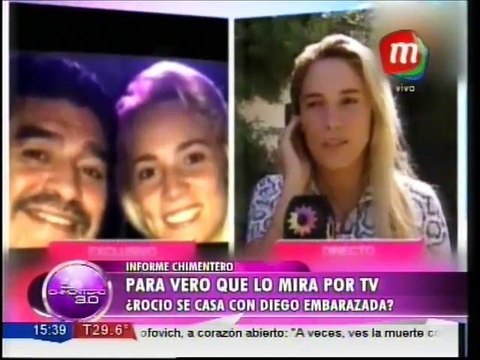 ¿Rocío Oliva se casa con Maradona? Informe