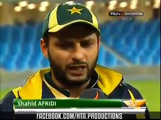 Shahid Afridi Funny Interview