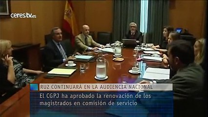 Ruz seguirá en la Audiencia Nacional al menos hasta marzo