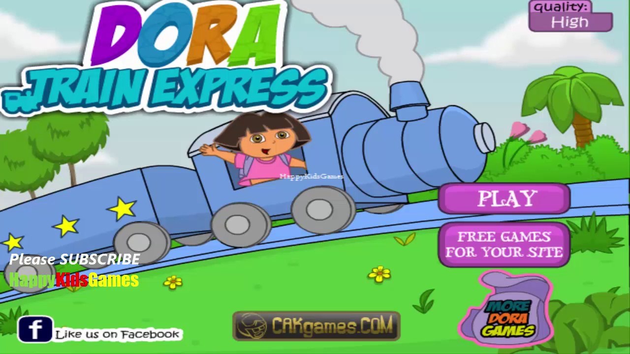 Dora The Explorer Game - Dora Train Express Adventure Game - Gameplay ...