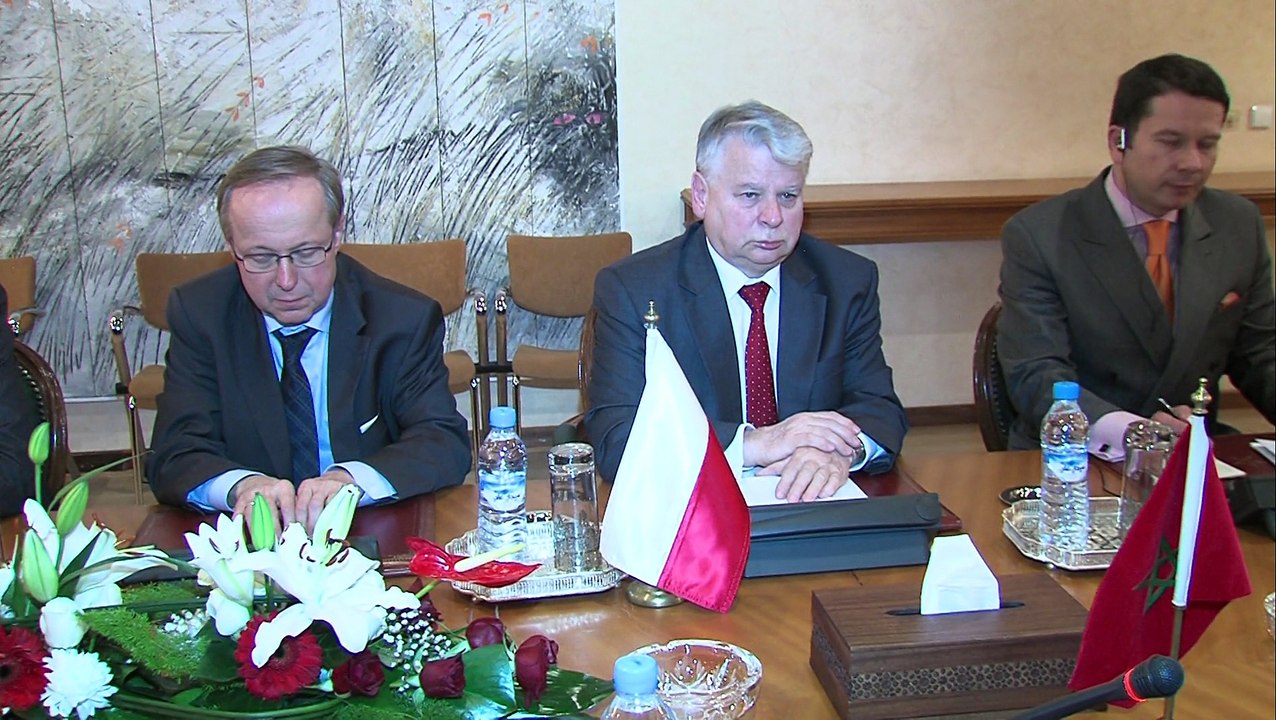 Mezouar s'entretient à Rabat avec le président du Sénat polonais