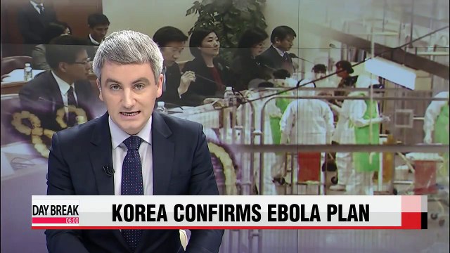 Korea confirms plan to dispatch medical team to Ebola-hit West Africa