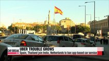 Uber ban expanded to Spain, Thailand