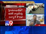 RTA attacks on cab services in Hyderabad