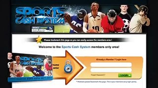 Free Sneak Peak to Sports Cash System - Best Sports Picks System