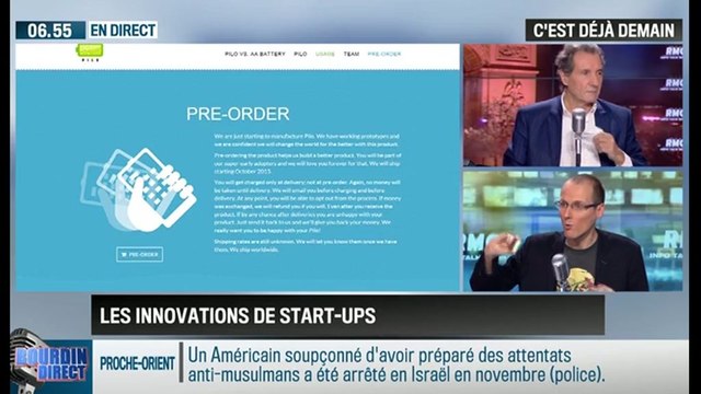 La chronique d'Anthony Morel : Pile rechargeable, reconnaissance faciale : les dernières innovations dans l'univers des start-ups - 10/12