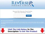 Reverse Phone Check THE HONEST TRUTH Bonus + Discount