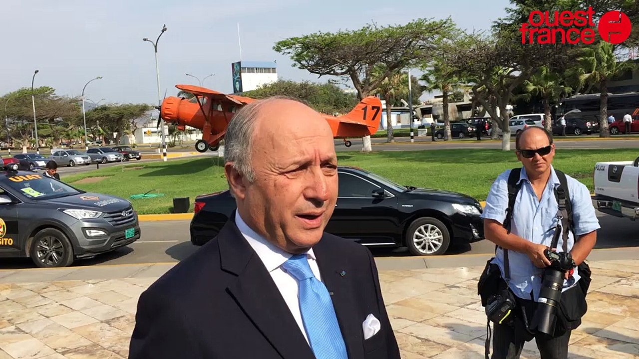 Les premiers mots de Laurent Fabius à Lima