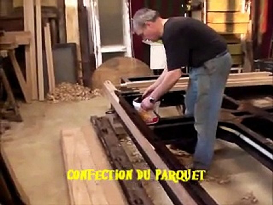 restauration d'une voiture de tramway de 1896