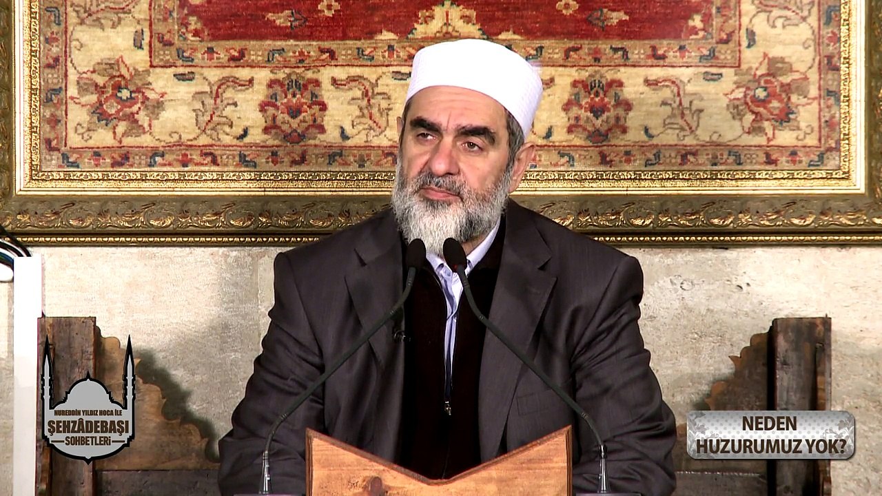 Biz; bizden önceki nesiller gibi huzurlu ve dertsiz değiliz