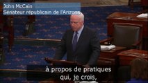 Le républicain John McCain dénonce la torture de la CIA
